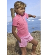 Conjunto de polo y bañador niño secado rápido PANTERA ROSA de LA MARTINICA BY MARIA SOBRINO