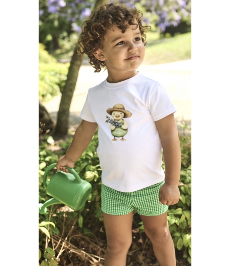 Conjunto de camiseta y boxer licra APPLE de LA MARTINICA BY MARIA SOBRINO