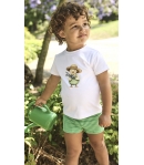 Conjunto de camiseta y boxer licra APPLE de LA MARTINICA BY MARIA SOBRINO