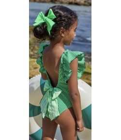 Bañador niña volante APPLE de LA MARTINICA BY MARIA SOBRINO