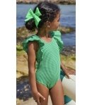 Bañador niña volante APPLE de LA MARTINICA BY MARIA SOBRINO