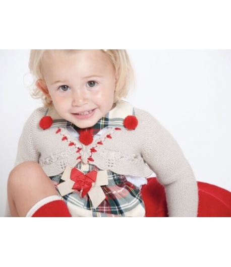 Chaqueta bebe arena Escoces Kauli