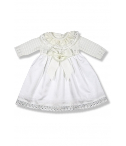 Faldon cuerpo punto beige Foque