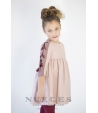 Vestido Mia granate Nueces