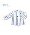 Camisa niño rayas azul Foque