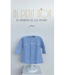 Abrigo celeste Victoria Kauli