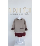 Bombacho y sudadera  granate Eve Children