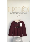 Chaquetón punto granate Cesar Blanco