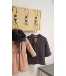 Chaqueta larga gris Mia y Lia