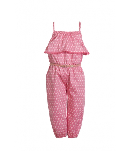 Mono coral palmeras largo Eve Children